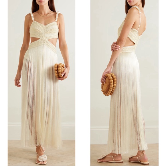 PatBO Dresses & Skirts - PatBO Cream Maxi Dress